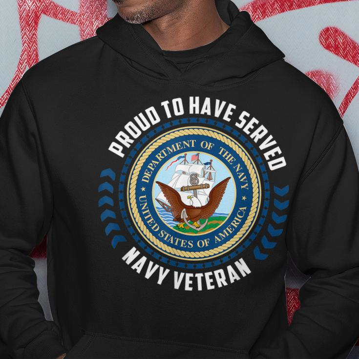 Navy Veteran Proud To Have Served In The Us Navy Hoodie Unique Gifts