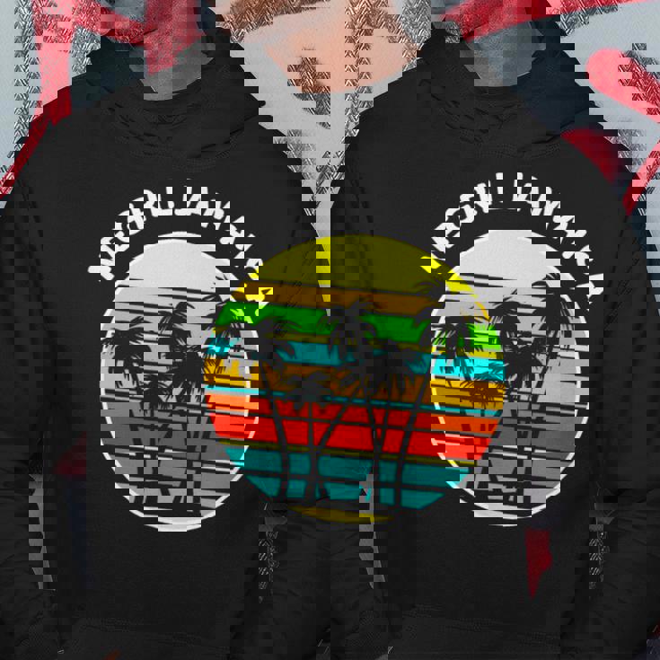 Negril Jamaica Palm Trees Silhouette Sunset Jamaica Hoodie Unique Gifts