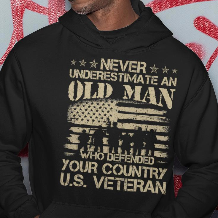 Never Underestimate An Old Man Dad Thank You Veterans Shirts 360 Hoodie Unique Gifts