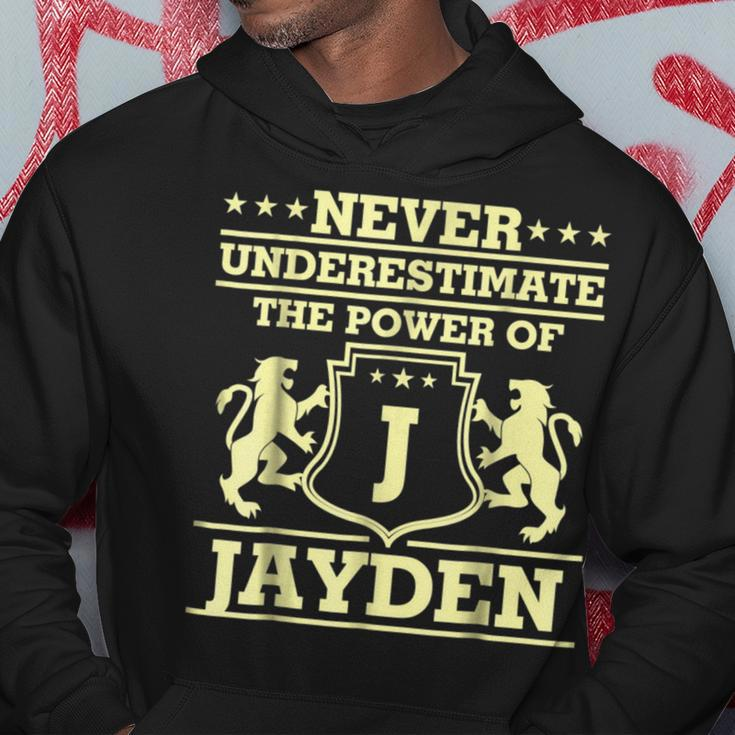 Never Underestimate Jayden Personalized Name Hoodie Funny Gifts