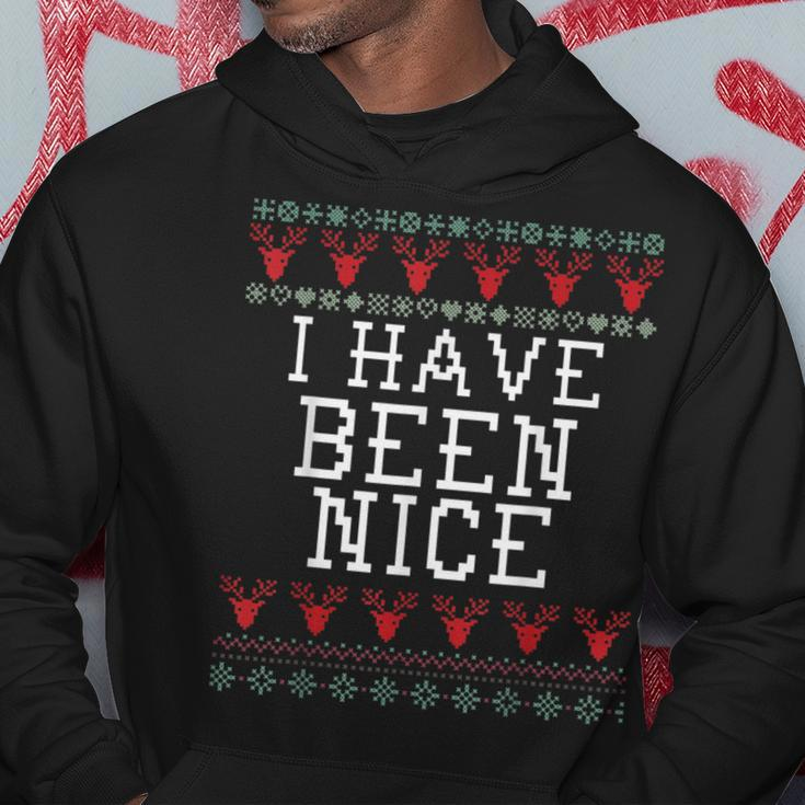 Nice Holiday Ugly Christmas Sweater Hoodie Unique Gifts