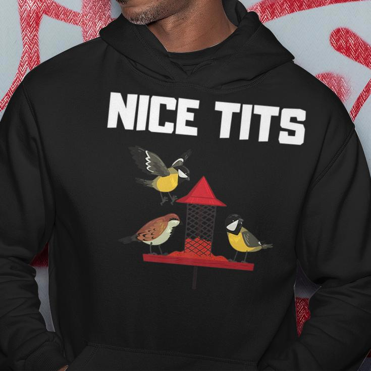 Nice Tits Funny Gift For Birder Birds Watching Enthusiast Gifts For Bird Lovers Funny Gifts Hoodie Unique Gifts
