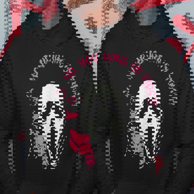 No You Hang Up First Ghost Calling Halloween Horror Hoodie Funny Gifts