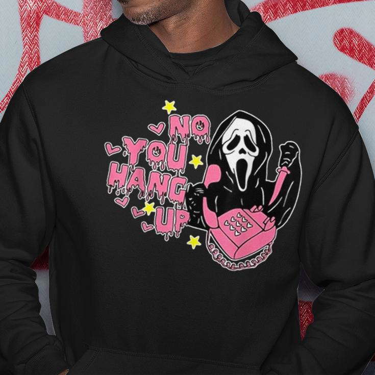 No You Hang Up Ghost Calling Halloween Scary Hoodie Unique Gifts