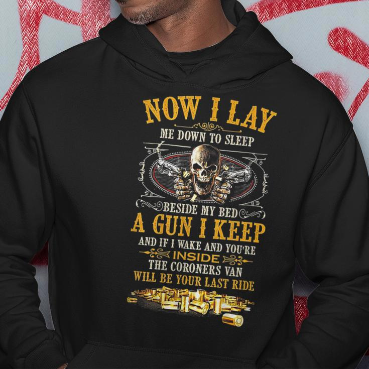 Now I Lay Me Down To Sleep Beside My Bed A Gun I Keep Hoodie Unique Gifts