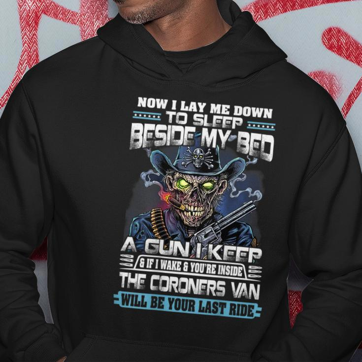 Now I Lay Me Down To Sleep Beside My Bed A Gun I Keep Hoodie Funny Gifts