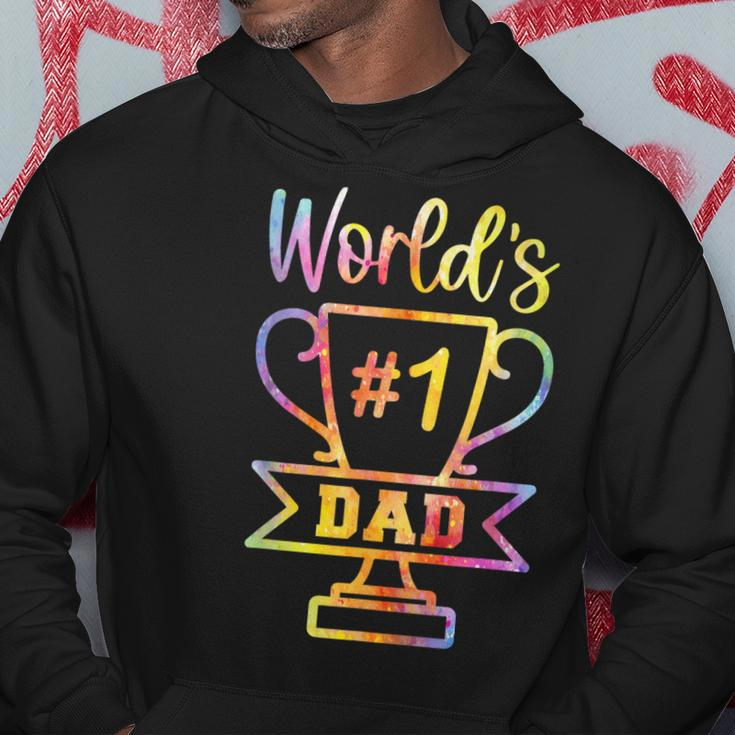 Number 1 Dad Fathers Day Funny Gifts For Dad Hoodie Funny Gifts