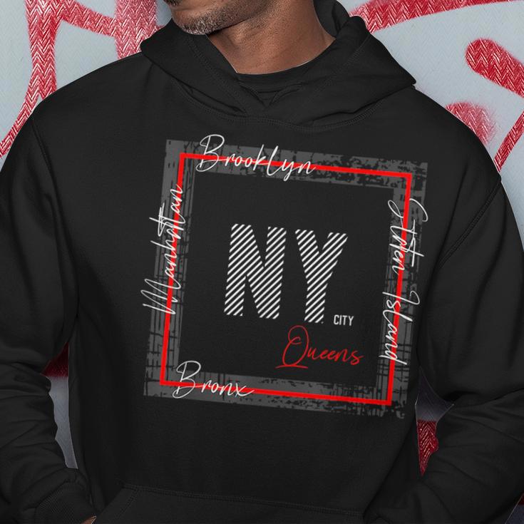 Ny Brooklyn Staten Island Manhattan Bronx Queens Hoodie Unique Gifts