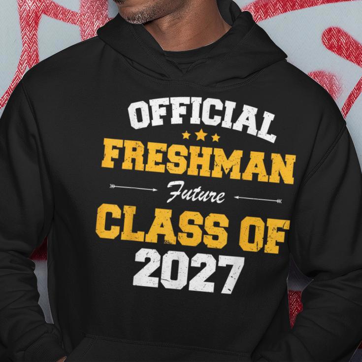 Official Freshman Future Class Of 2027 First Day Of School Hoodie | Mazezy