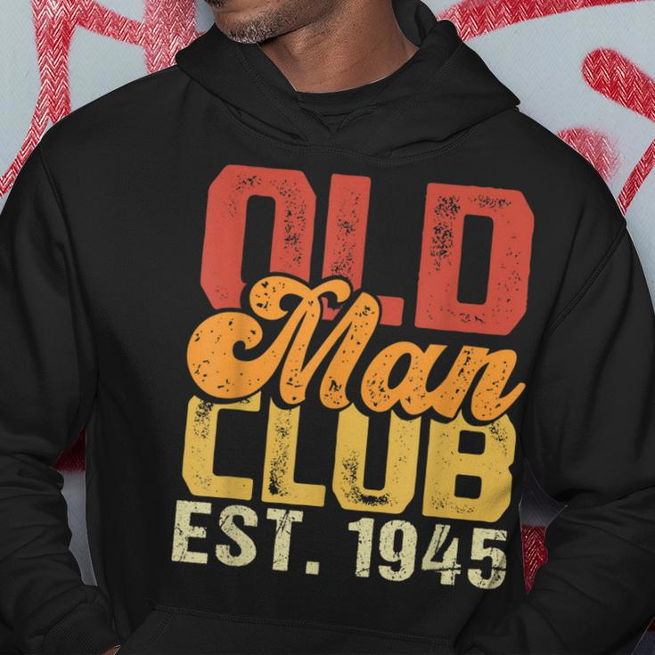 Old Man Club Est 1945 Birthday Vintage Graphic Gift For Mens Hoodie Unique Gifts