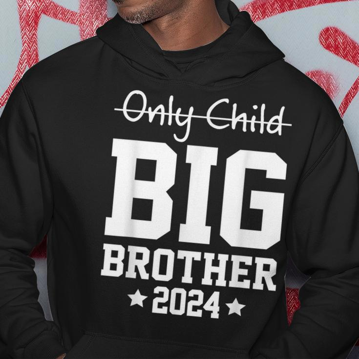 Only Child Expires 2024 Promoted To Big Brother Announcement Funny Gifts For Brothers Hoodie Unique Gifts