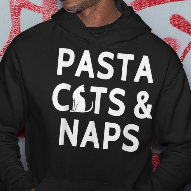 Pasta Cats & Naps Italian Cuisine And Cat Lover Hoodie Unique Gifts