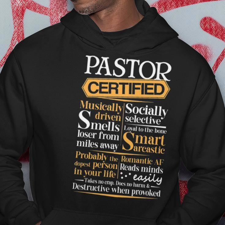 Pastor Name Gift Certified Pastor Hoodie Funny Gifts