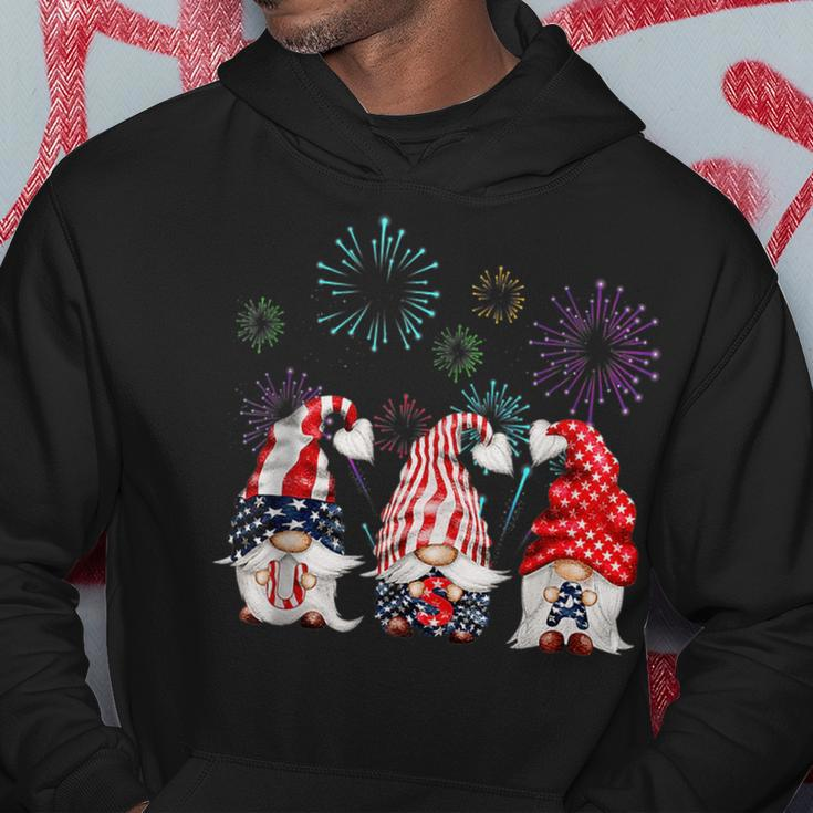 Patriotic Three Gnomes Firework Independence Day 4Th Of July Hoodie Personalized Gifts