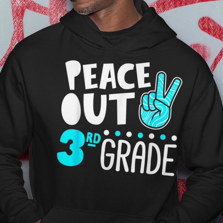 Peace Out 3Rd Grade Graduation Last Day School 2021 Funny Hoodie Unique Gifts