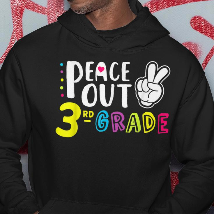 Peace Out Third GradeFunny 3Rd Grade Graduation Hoodie Unique Gifts