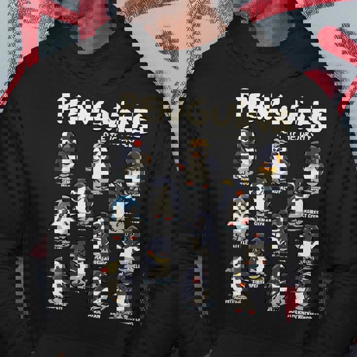 Penguin Penguins Animals Of The World Penguin Lovers Hoodie Funny Gifts
