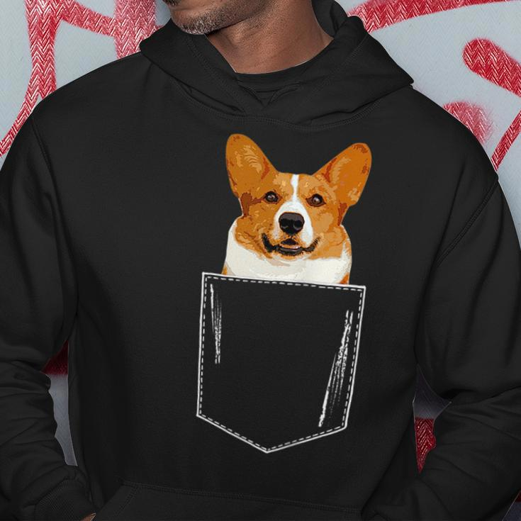 Perfect Corgi In Pocket Lover Funny Meme Gift Hoodie Unique Gifts
