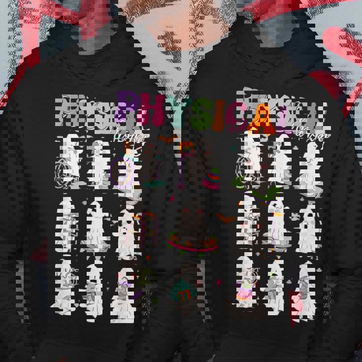 Physical Therapy Halloween Boo Ghost Spooky Season Hoodie Unique Gifts