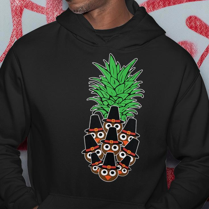 Pineapple Turkey Thanksgiving Day Funny Fall Autumn Hawaiian Hoodie Unique Gifts