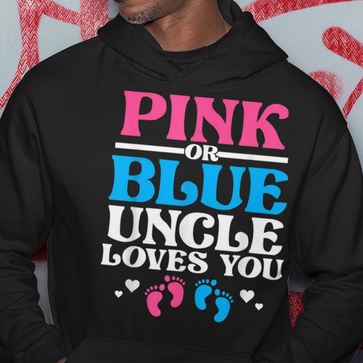 Pink Or Blue Uncle Loves You Hoodie Unique Gifts