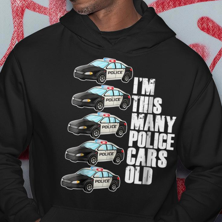 Police Car For Boys 5Th Birthday 5 Year Old Party Supply Hoodie Unique Gifts
