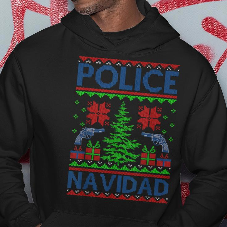 Police Navidad Ugly Christmas Sweater Hoodie Unique Gifts