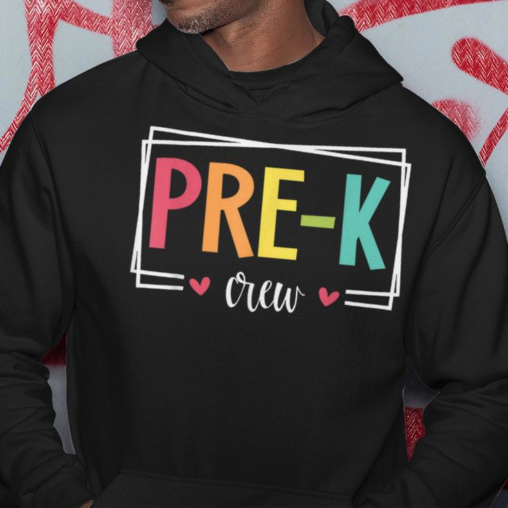 Pre-K Crew First Day Of School Welcome Back To School Hoodie Funny Gifts