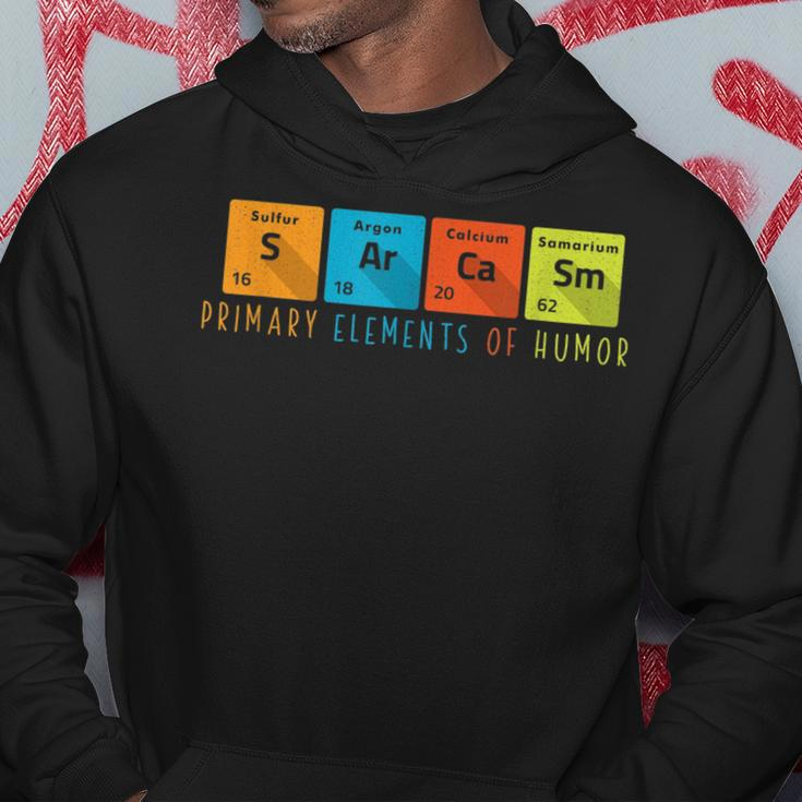 Primary Elements Of Humor - Funny Science Sarcasm Hoodie Unique Gifts