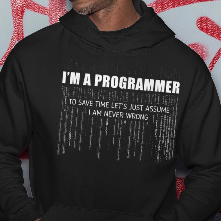 Im A Programmer Im Never Wrong Computer Scientist Developer Hoodie Unique Gifts