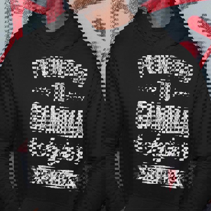 Promoted To Gamma Again Est 2024 Announcement Hoodie Unique Gifts