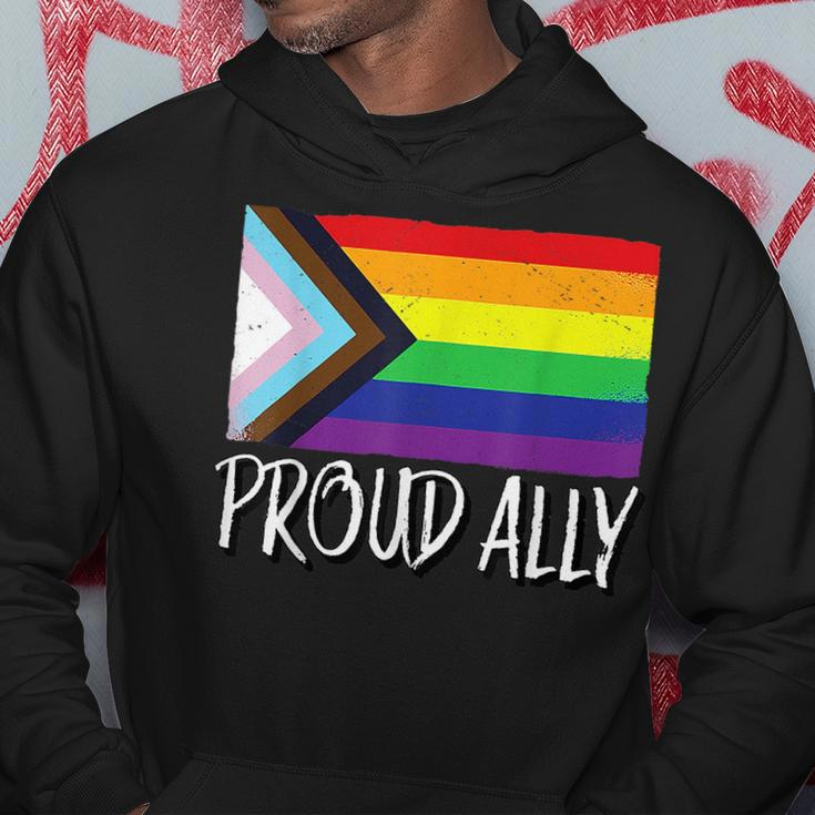 Proud Ally Pride Month Lgbt Transgender Flag Gay Lesbian Hoodie Unique Gifts