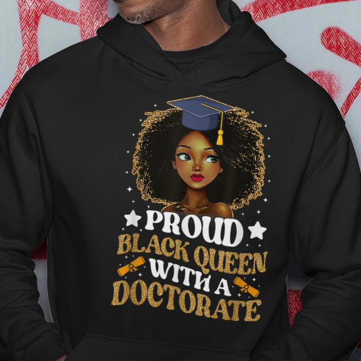 Proud Black Queen With A Doctorate Doctoral Degree Graduate Hoodie Unique Gifts