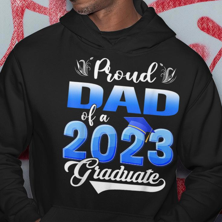 Proud Dad Of A 2023 Graduate For Family Graduation Father Hoodie Funny Gifts