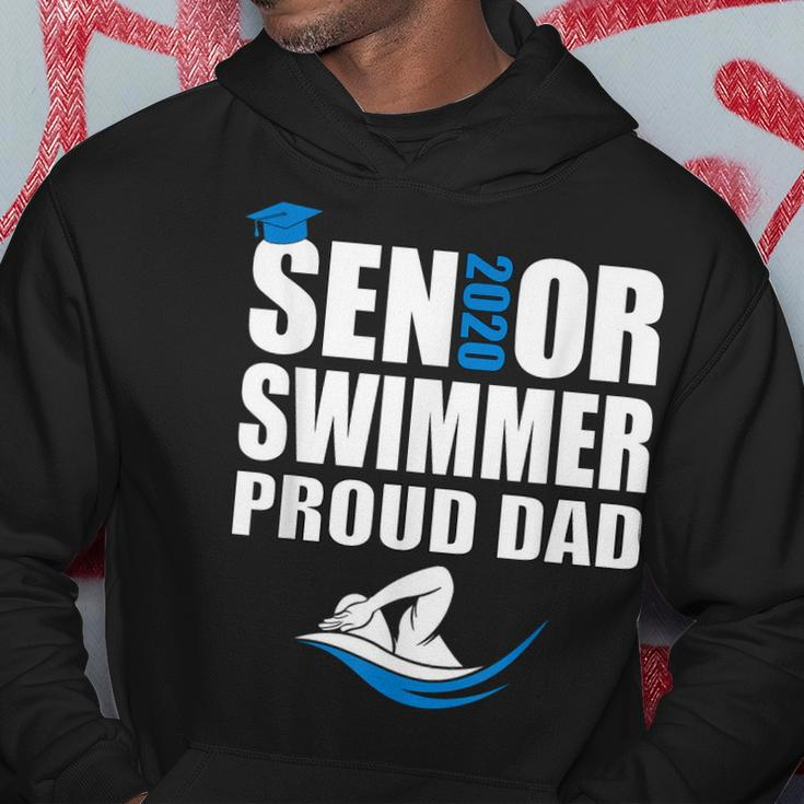 Proud Dad Senior Swimmer Class Of 2020 Swim Team Sport Hoodie Unique Gifts