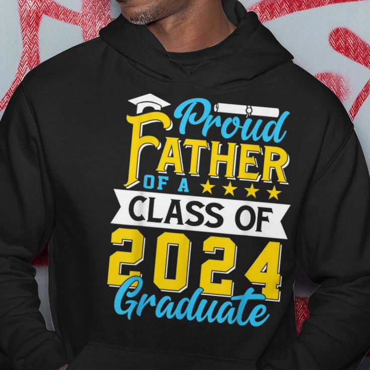 Proud Father Of A Class Of 2024 Graduate Senior 2024 Hoodie Unique Gifts