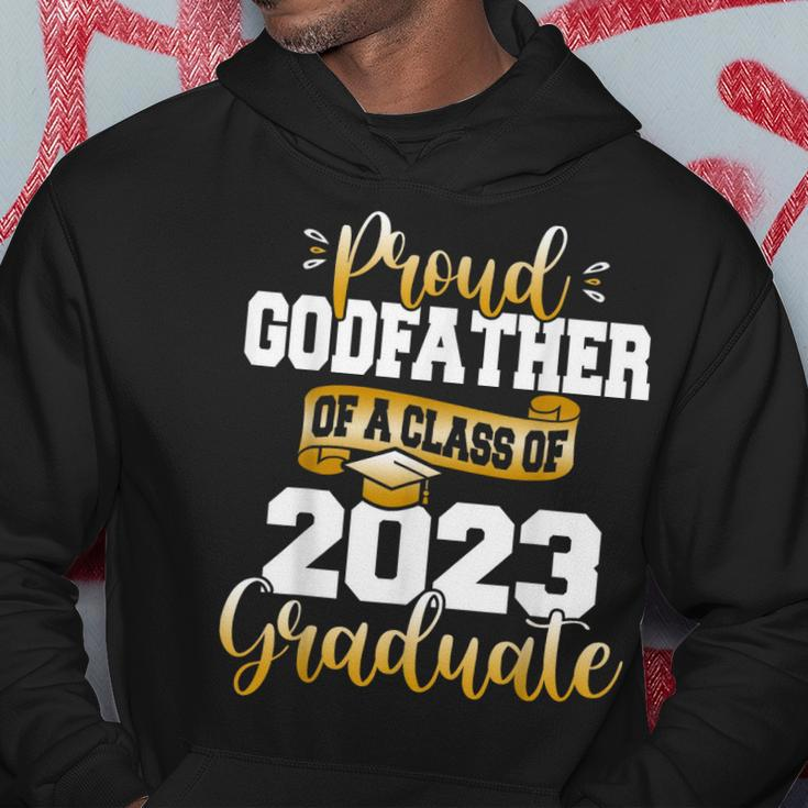 Proud Godfather Of A 2023 Graduate Funny Class Of 23 Senior Hoodie Funny Gifts