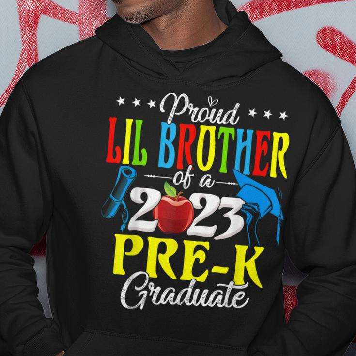 Proud Lil Brother Of A 2023 Prek Graduate Family Lover Hoodie Unique Gifts