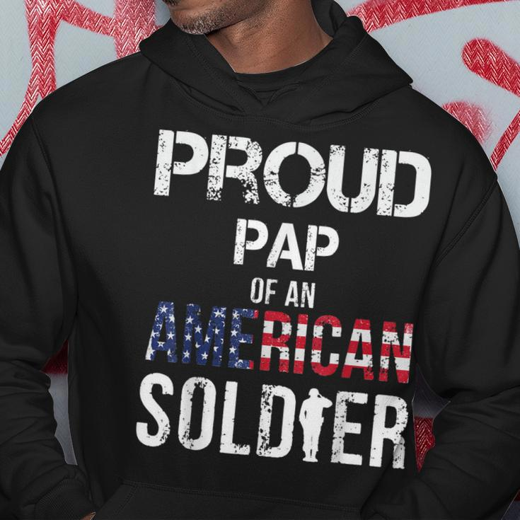 Proud Pap Of A Soldier Army Family Gift Veteran Day Hoodie Unique Gifts