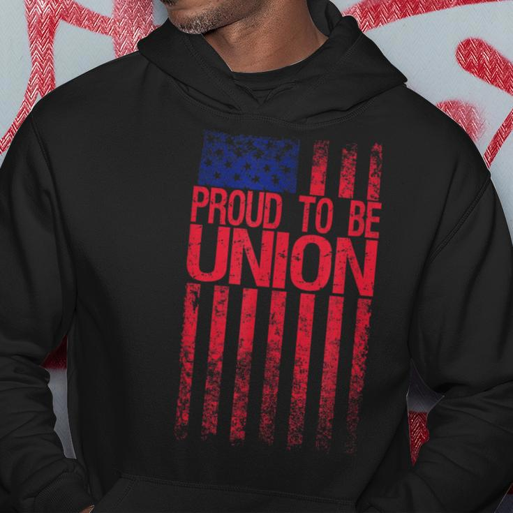 Proud To Be Union Workers Skilled Worker Us Flag Labor Day Hoodie Unique Gifts