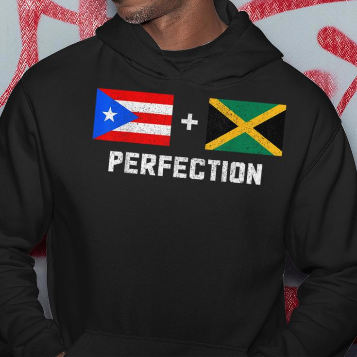 Puerto Rico Jamaica Pride Puerto Rican Jamaican Flag Hoodie Funny Gifts