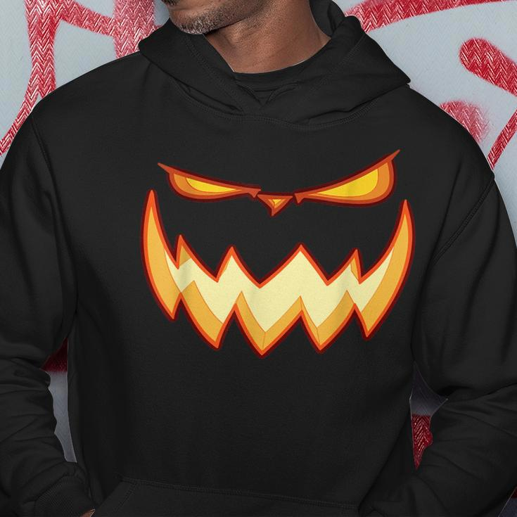 Pumpkin Monster Face Costume Scary Adult Kids Hoodie Unique Gifts