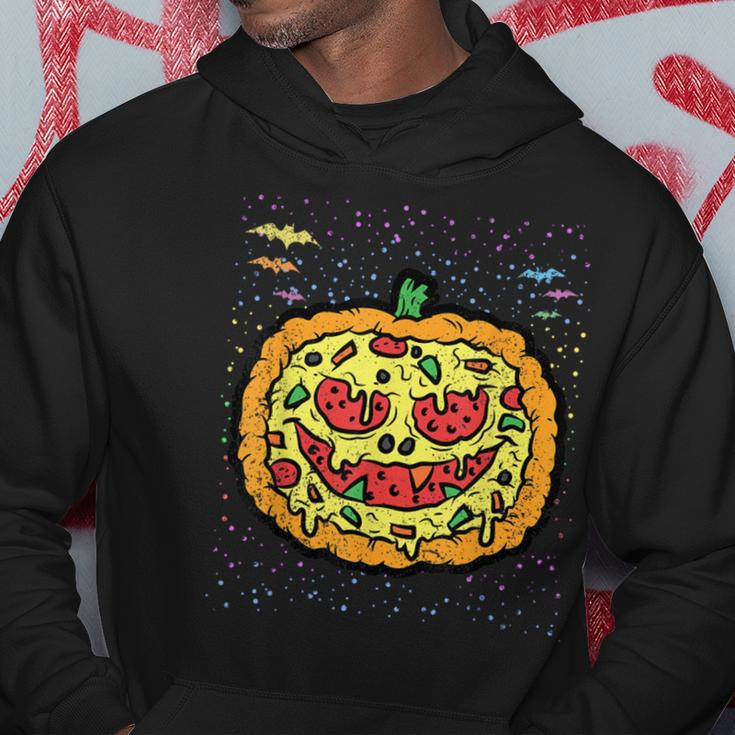 Pumpkin Pizza Hallowen Costume Scary Jack O Lantern Foodie Hoodie Unique Gifts