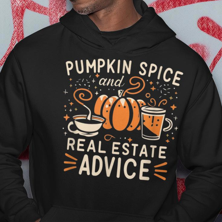 Pumpkin Spice And Real Estate Advice Hoodie Personalized Gifts