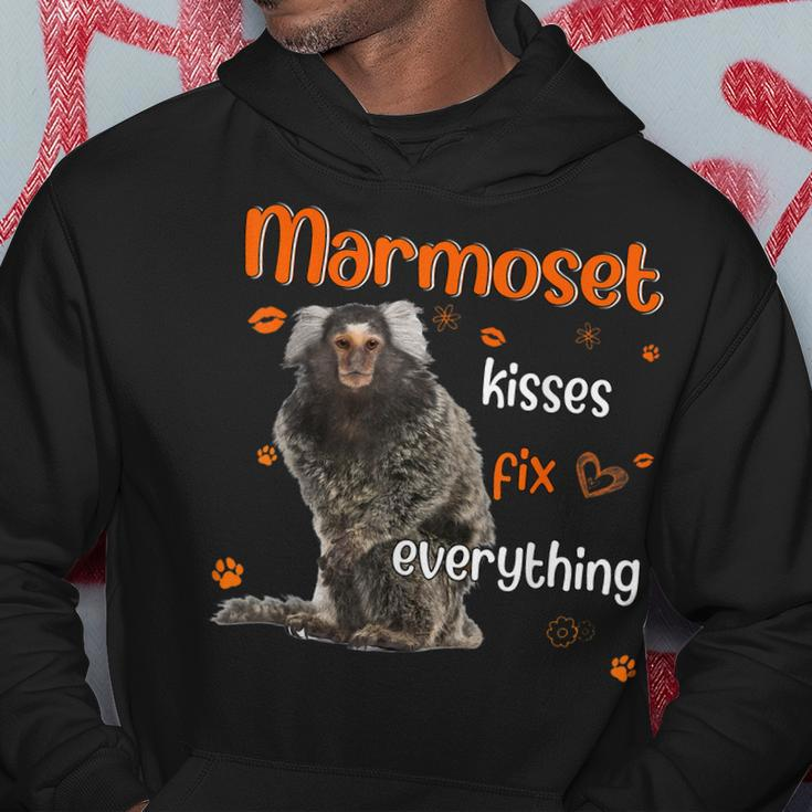 Pygmy Marmoset Kisses Fix Everything Heart Hoodie Unique Gifts