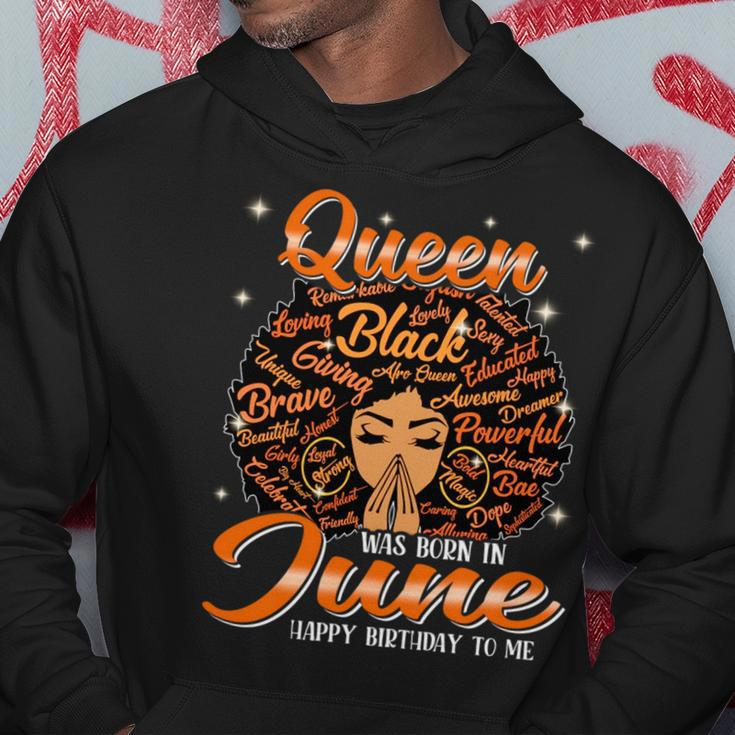 Queen Was Born In June Black History Birthday Junenth Hoodie Unique Gifts