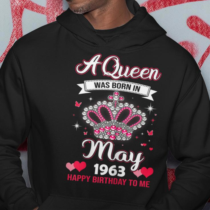 Queens Are Born In May 1963 Queens 58Th Birthday For Girl Hoodie Unique Gifts