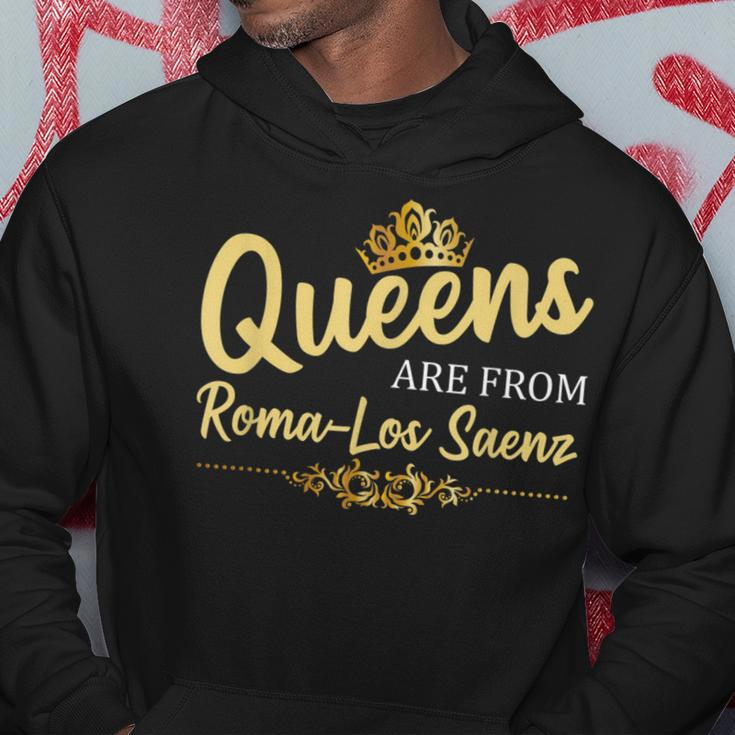 Queens Are From Roma-Los Saenz Tx Texas Roots Hoodie Unique Gifts