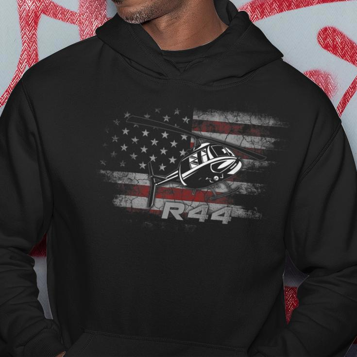 R44 Helicopter Pilot Aviation Gift Hoodie Unique Gifts