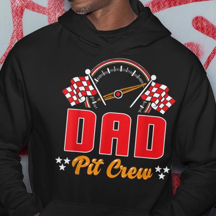 Race Car Birthday Party Matching Family Dad Pit Crew Hoodie Personalized Gifts